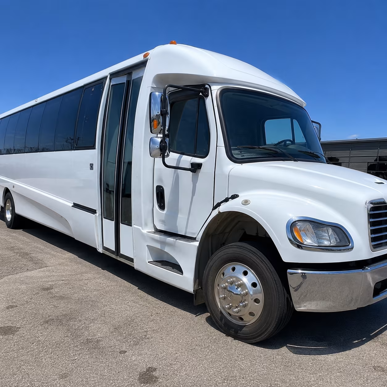 Cary Airport Shuttle & Transportation party bus exterior
