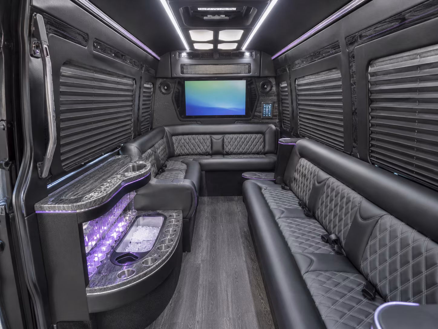 Cary Airport Shuttle & Transportation party bus exterior