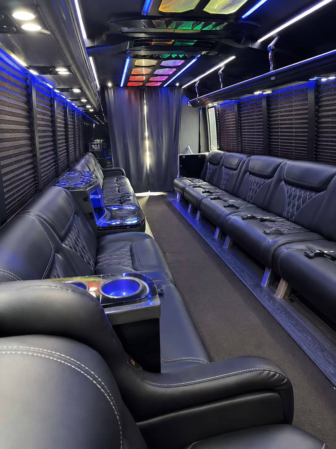 Cary Bachelor & Bachelorette Transportation party bus exterior