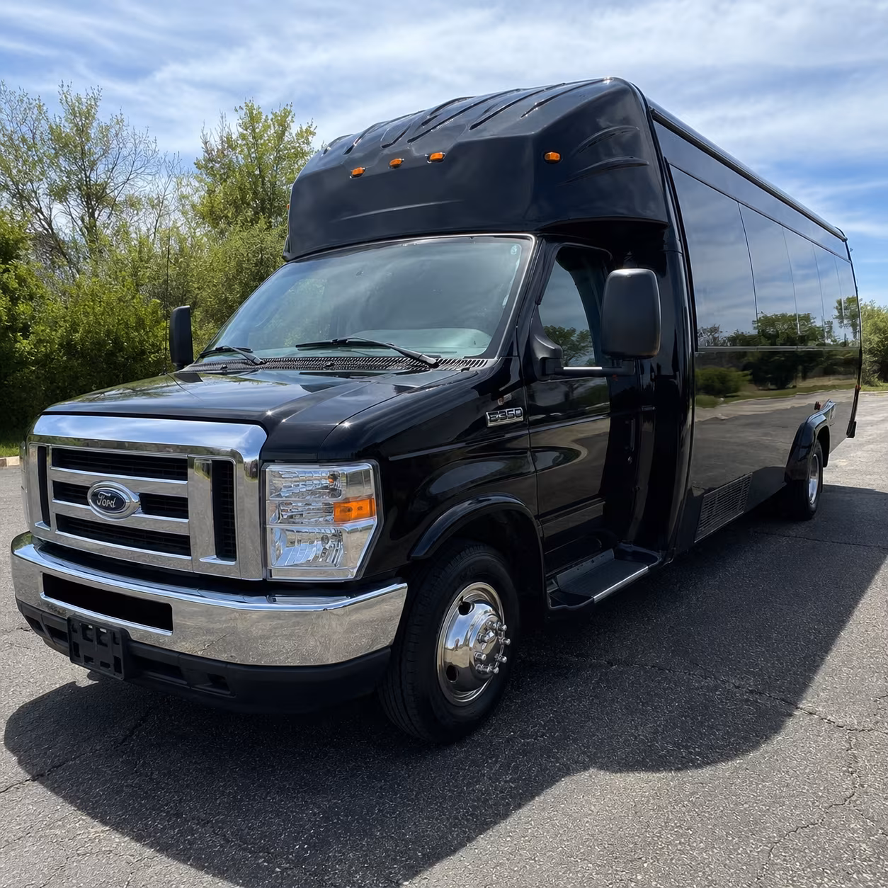 Cary Birthday, Sweet 16, & Quinceañera Transportation party bus exterior