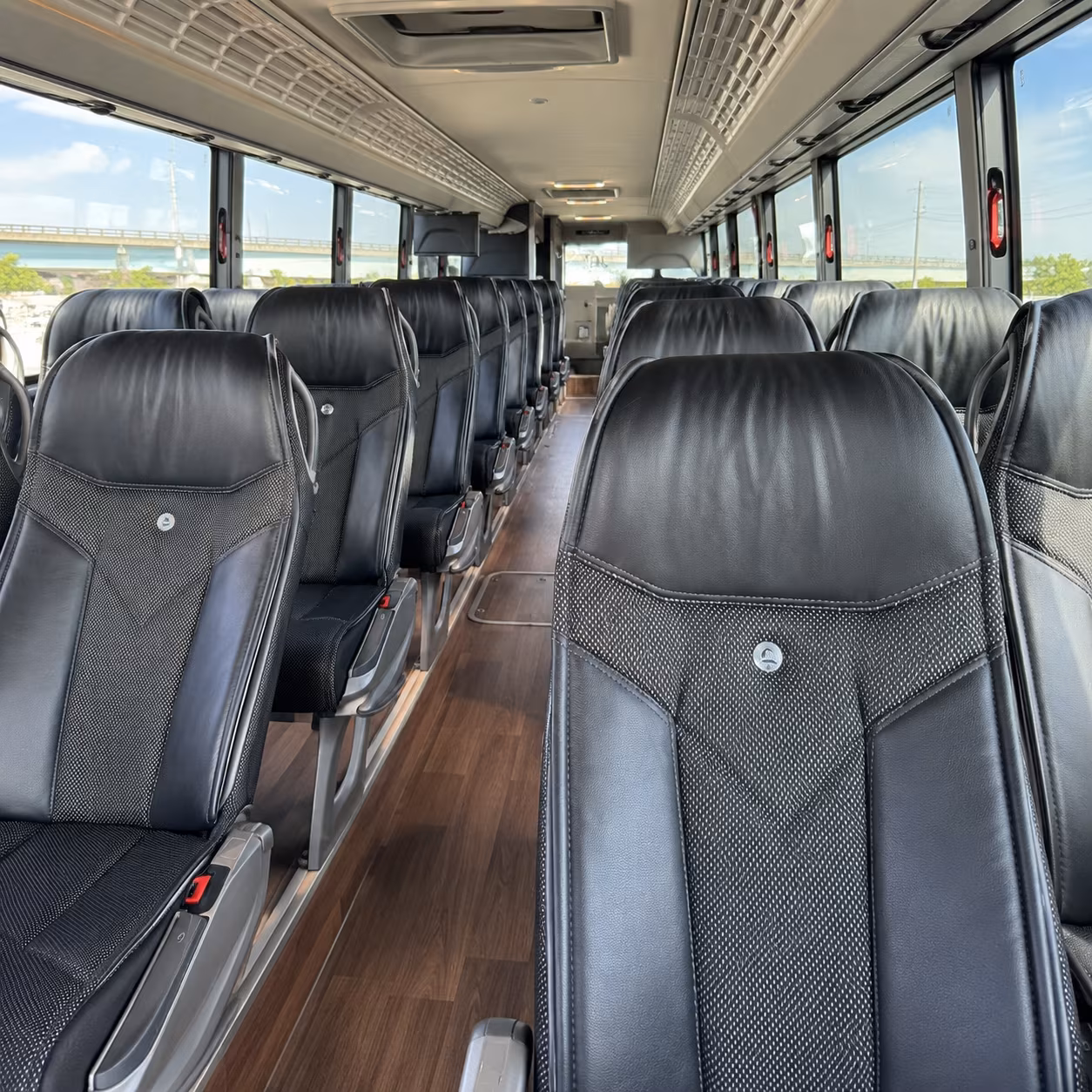 Cary Corporate Transportation party bus exterior