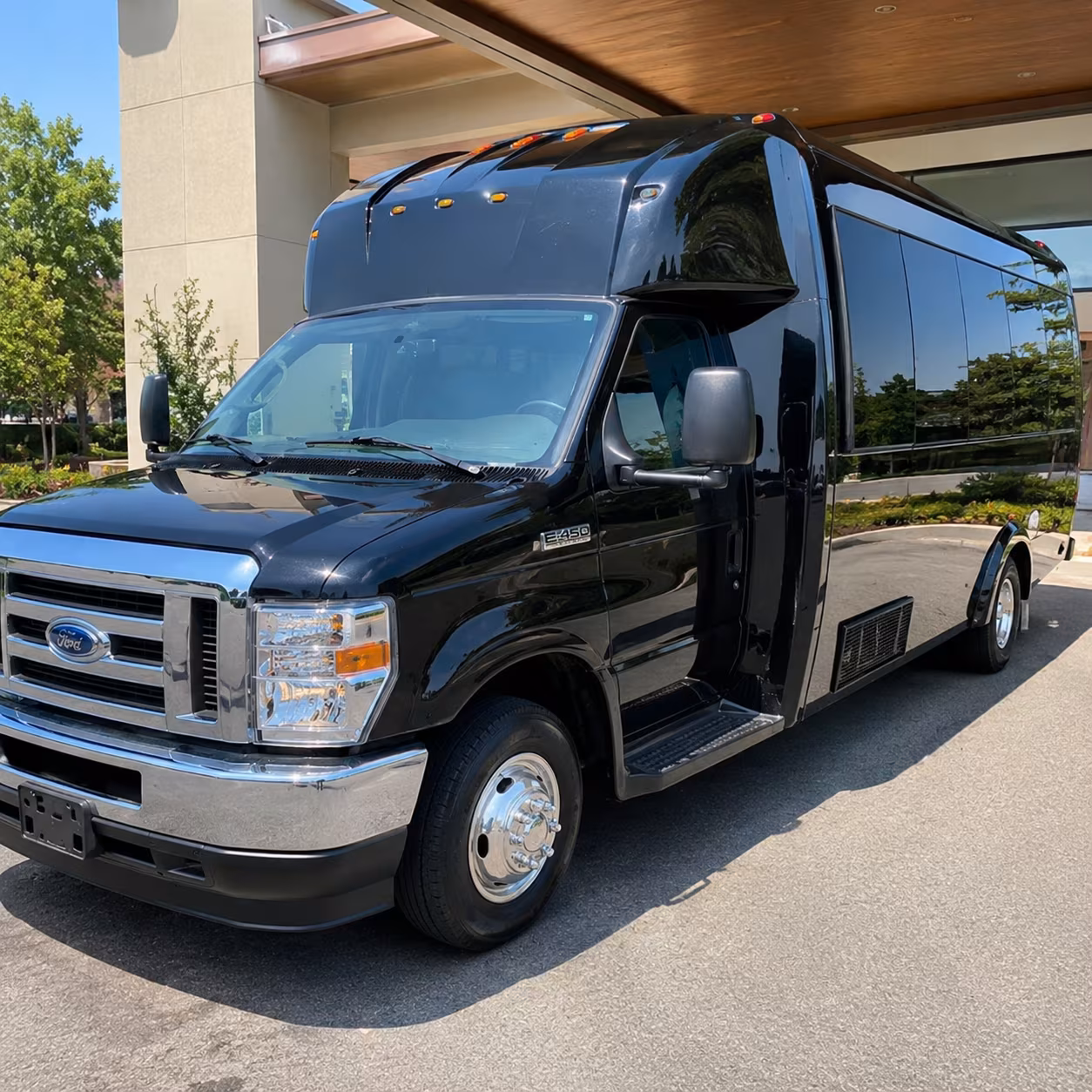 Cary Prom & Homecoming Transportation party bus exterior