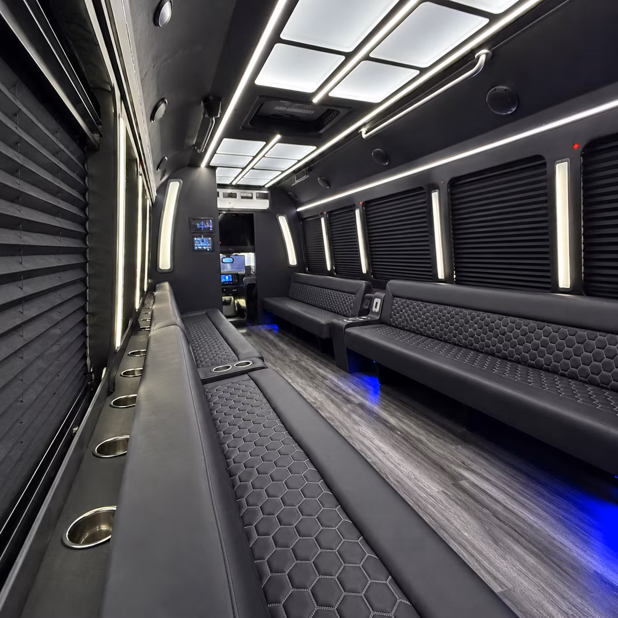 Cary Prom & Homecoming Transportation party bus exterior
