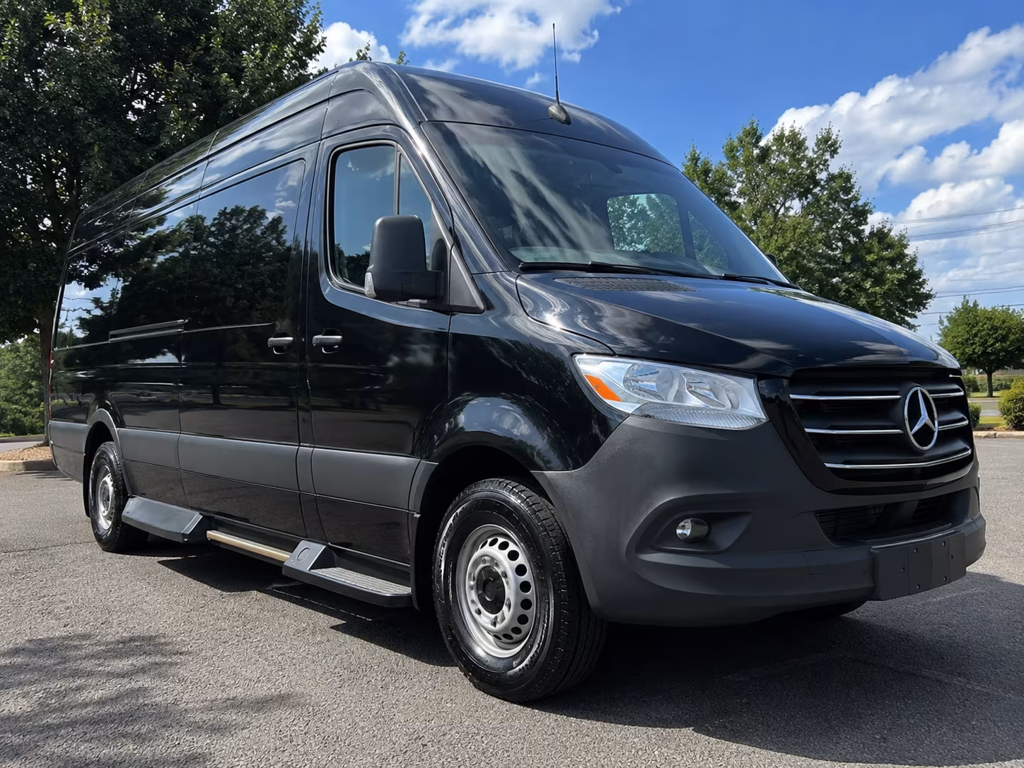 Cary School Event Transportation party bus exterior