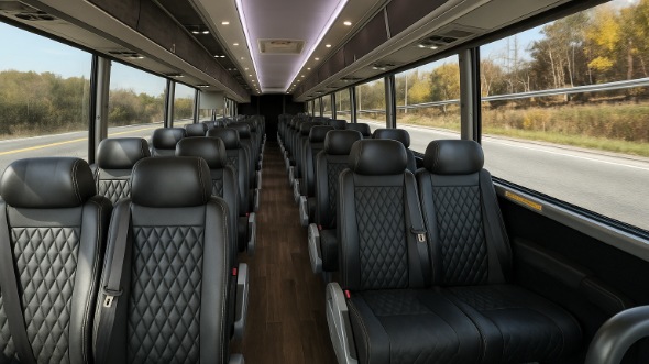 20 Passenger Minibus Interior