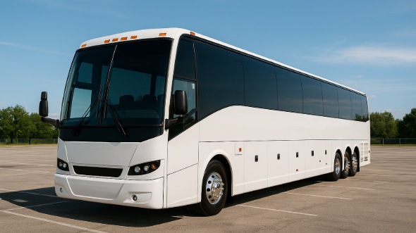 Exterior of Charter Bus Company High Point's 40 Passenger Party Bus in High Point