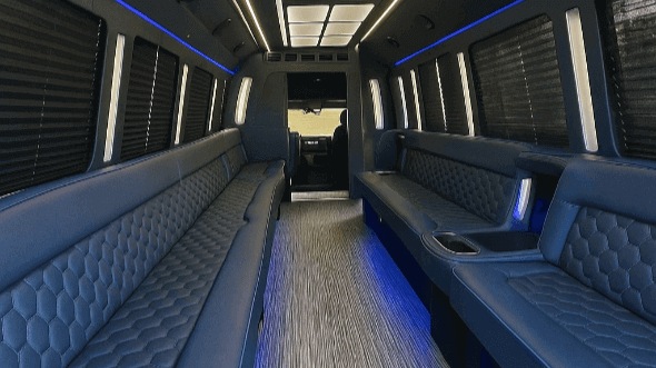 cary 50 passenger party bus rental